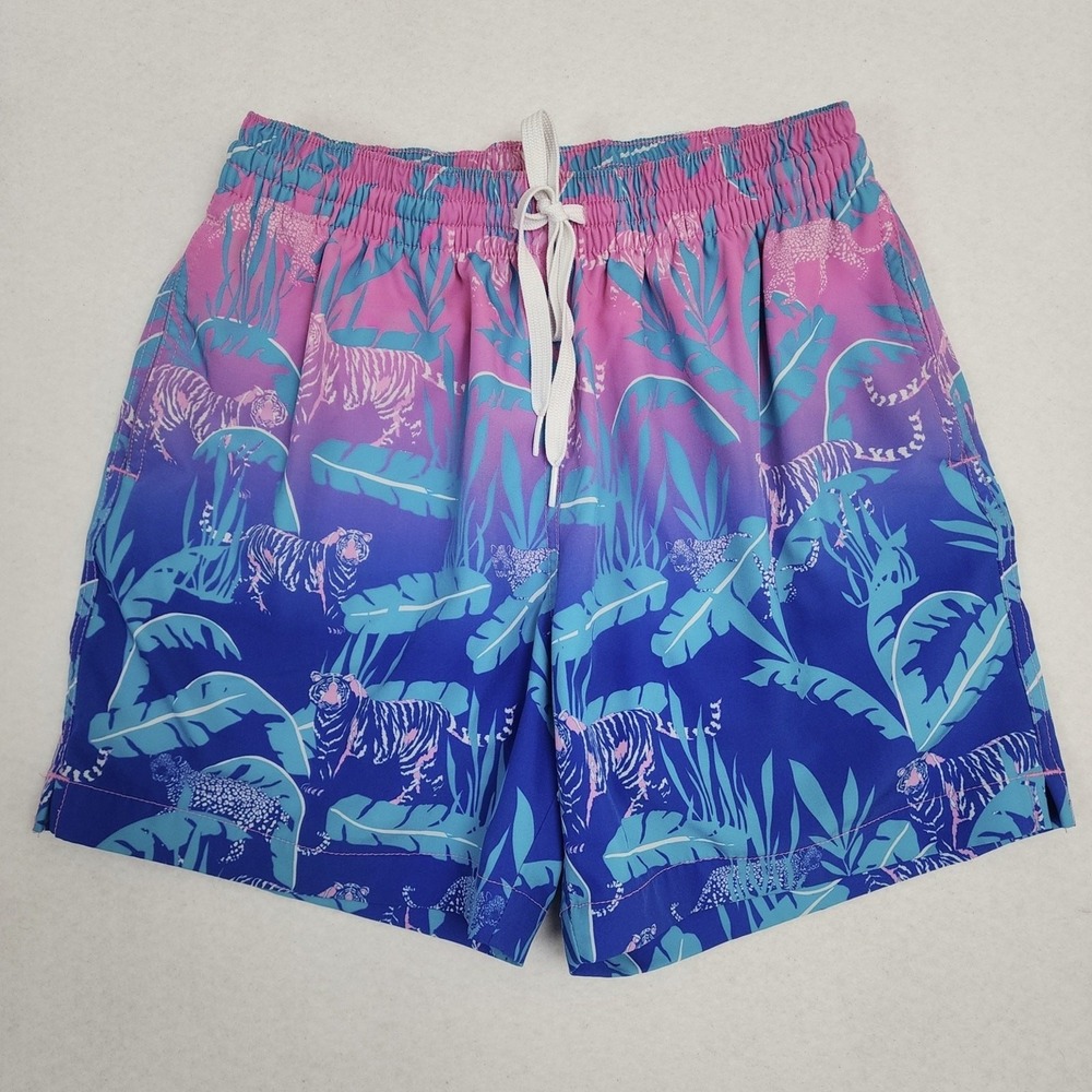 Chubbies Swim Short Men's S 5.5 inseam Multicolor Floral Tropical Beach Surfing